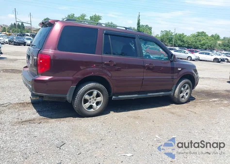 2007 Honda Pilot Ex-L z USA, uszkodzony, nr VIN 2HKYF18527H510015